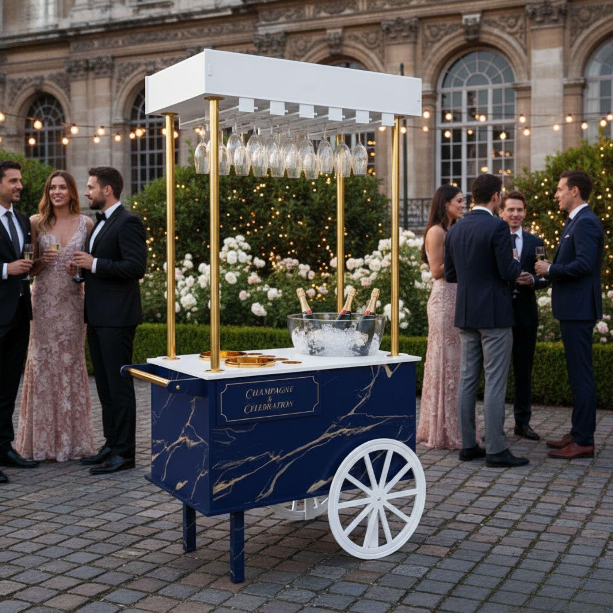 DIY Champagne Cart Plans: Mobile Bar, Event Cart Blueprints (Digital Download)