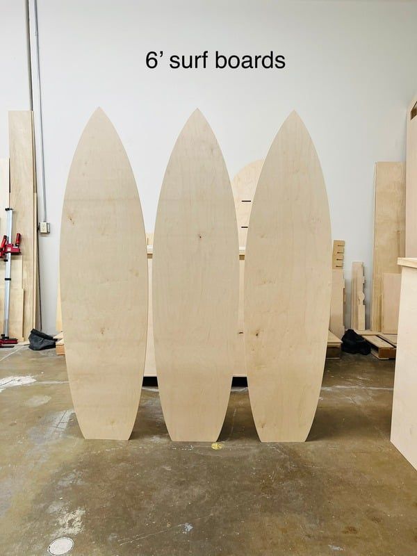 6' Surfboards