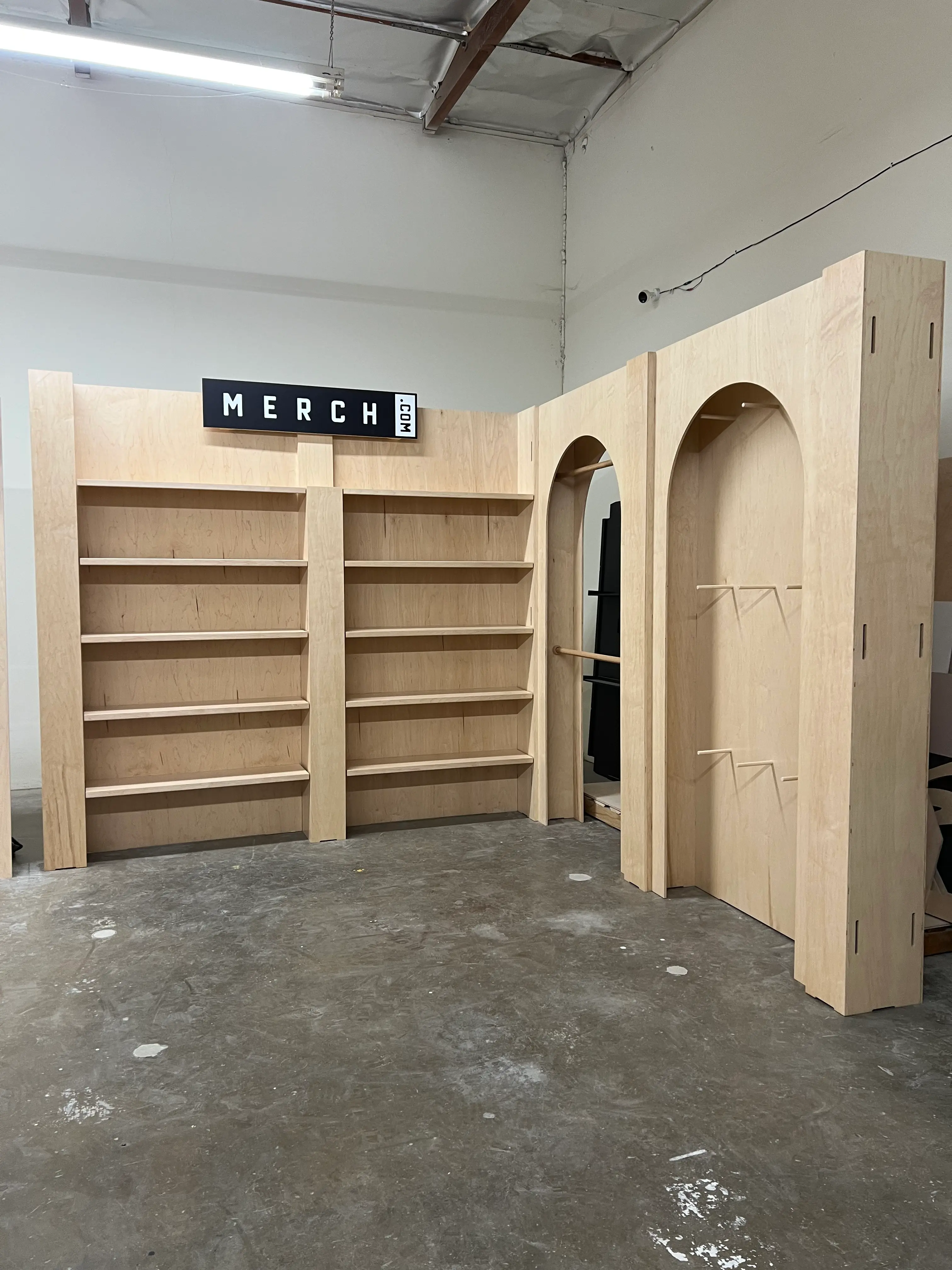 Custom Modular Merch Booth