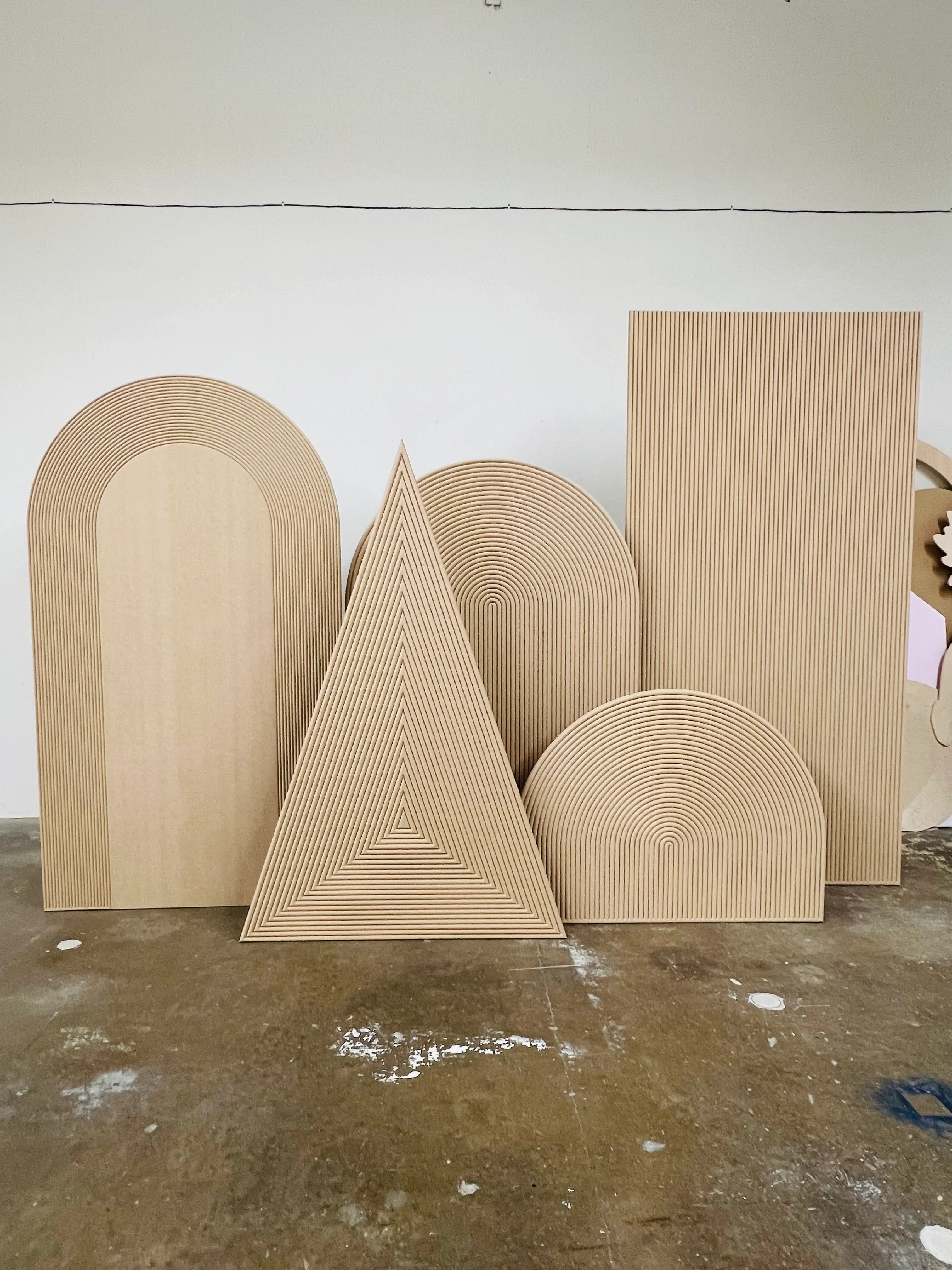 Ripple Panel Backdrop Variety