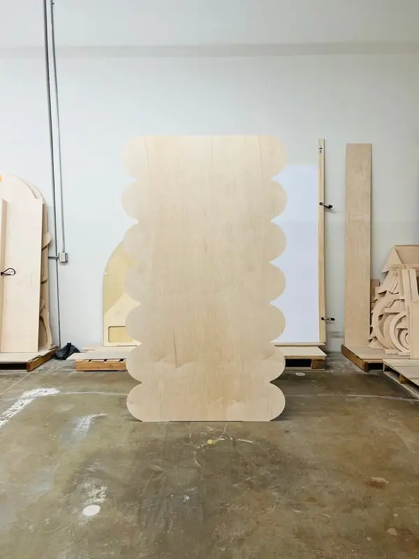 Scalloped Panel 7’x4’