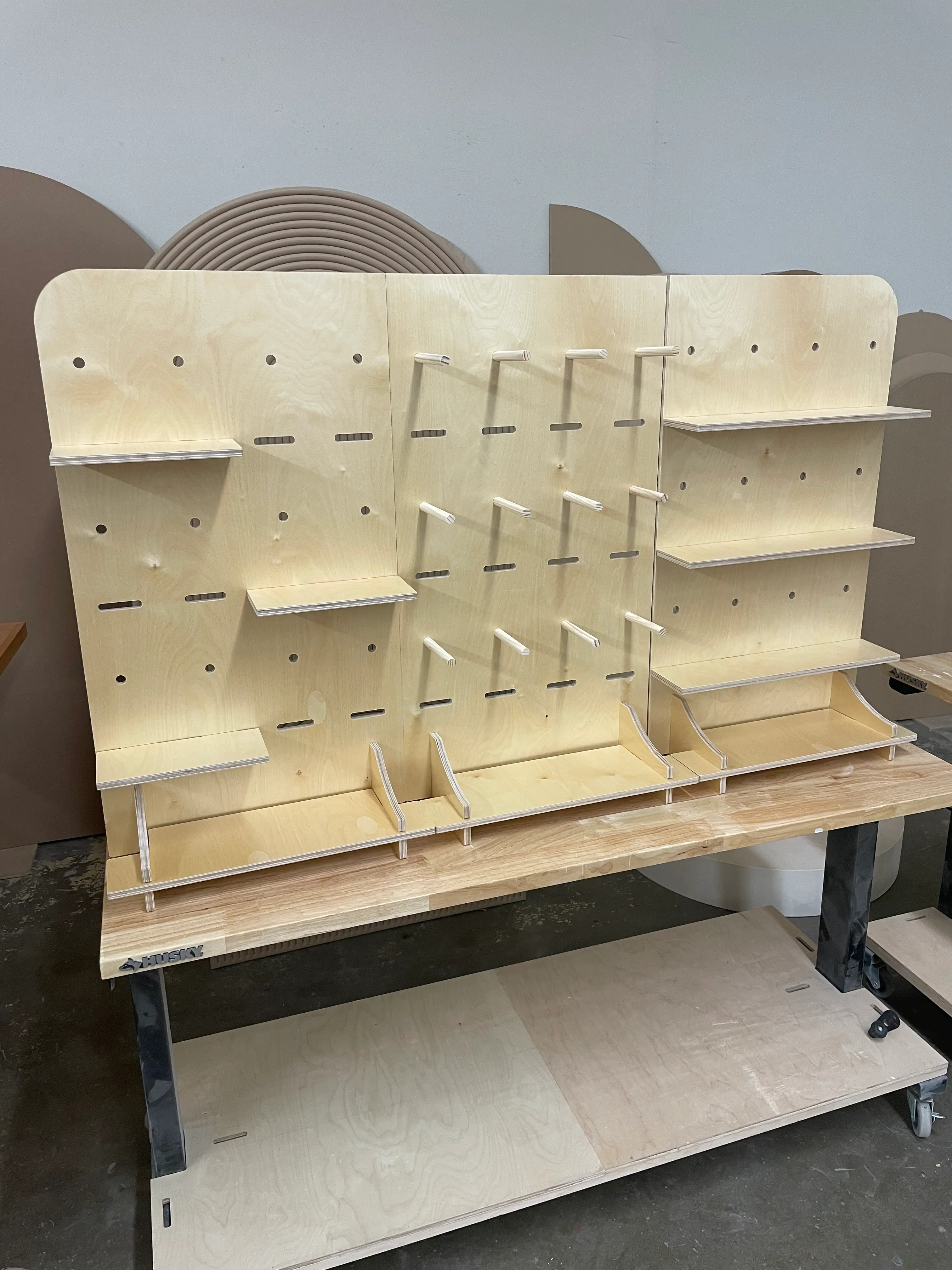 The Birch Grid Display Wall