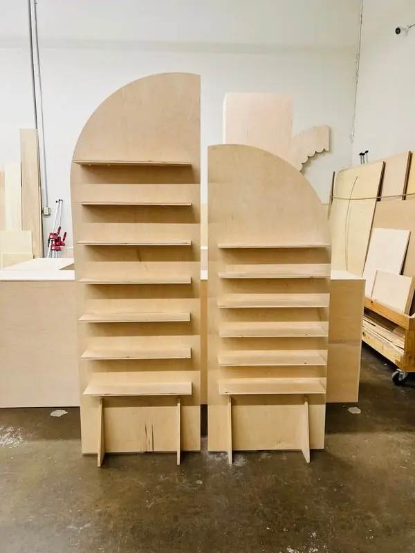 The Half Moon Shelf Duo