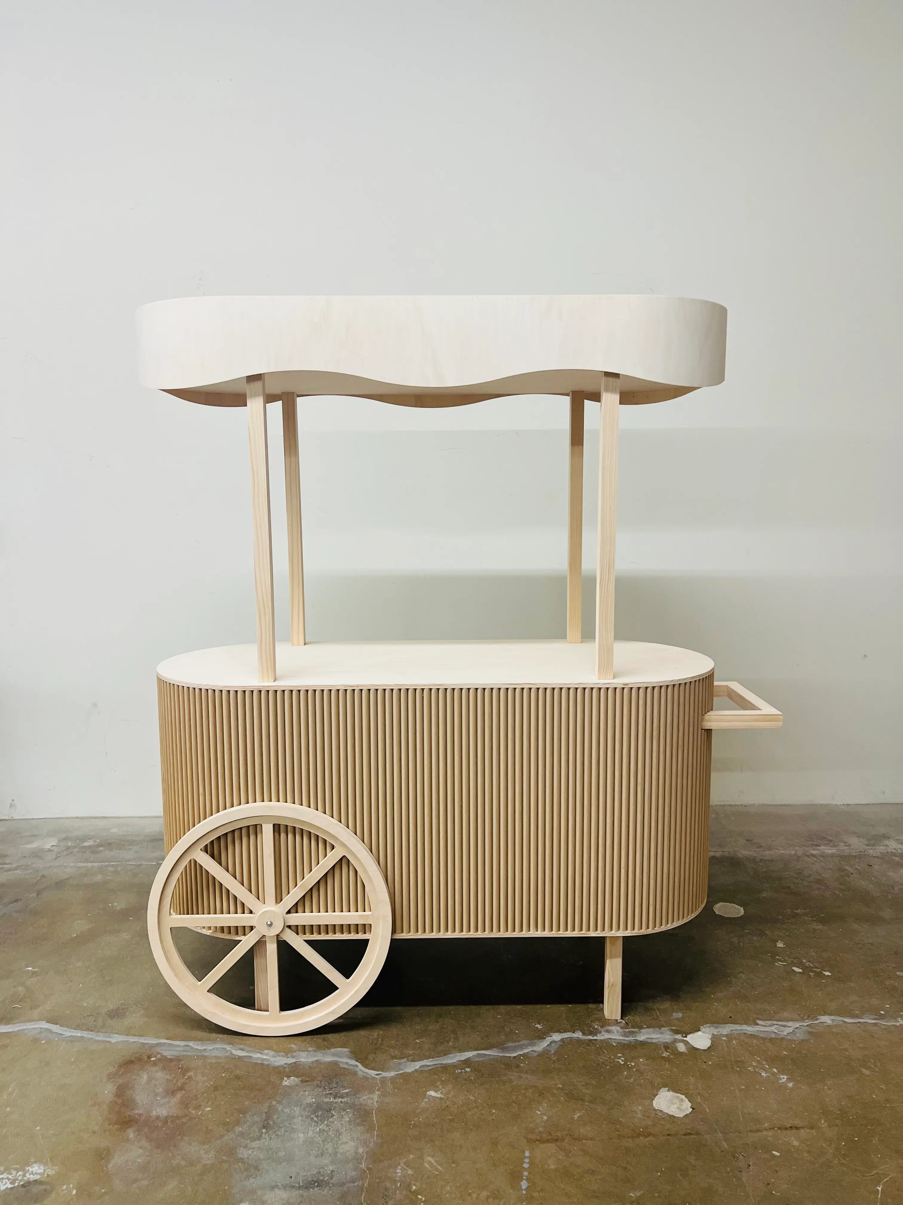 Wavy Ribbed Market Cart